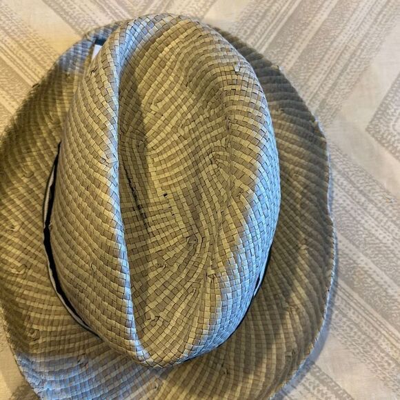 Michael Stars Grey & White Fedora Hat - Picture 3 of 6